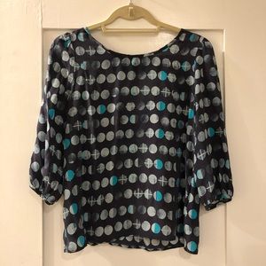 H D Anthropologie silk top